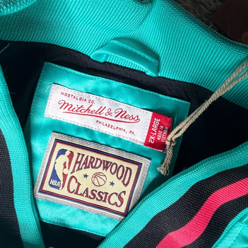 NBA 96 All Star Jacket Mitchell Ness Hardwood Classic Sz 2XL Basketball Jalapeño